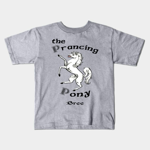 The Prancing Pony - Bree Kids T-Shirt by G. Patrick Colvin